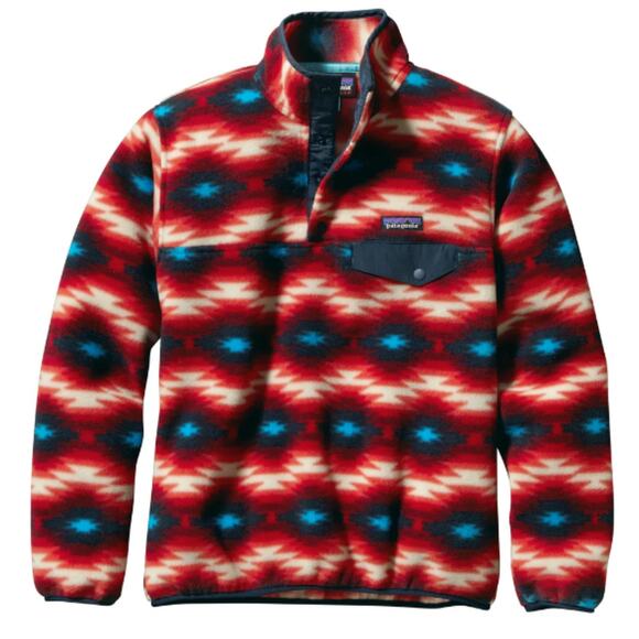 Patagonia Jackets & Blazers - Patagonia Women’s Small Synchilla Snap-T Fleece Jacket Aztec Print Lightweight